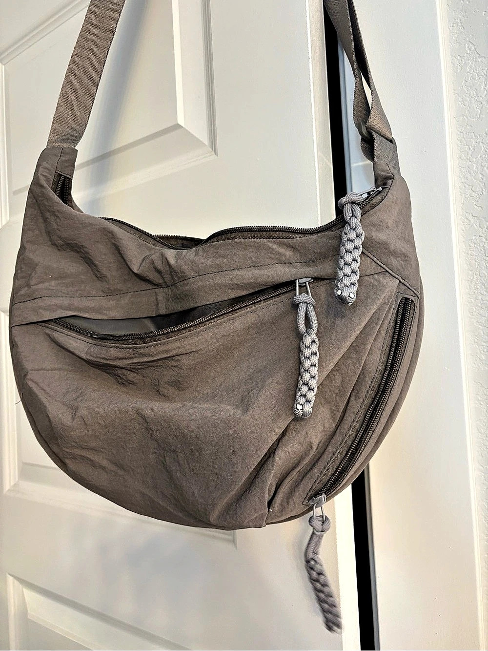 Grey Crossbody Bag